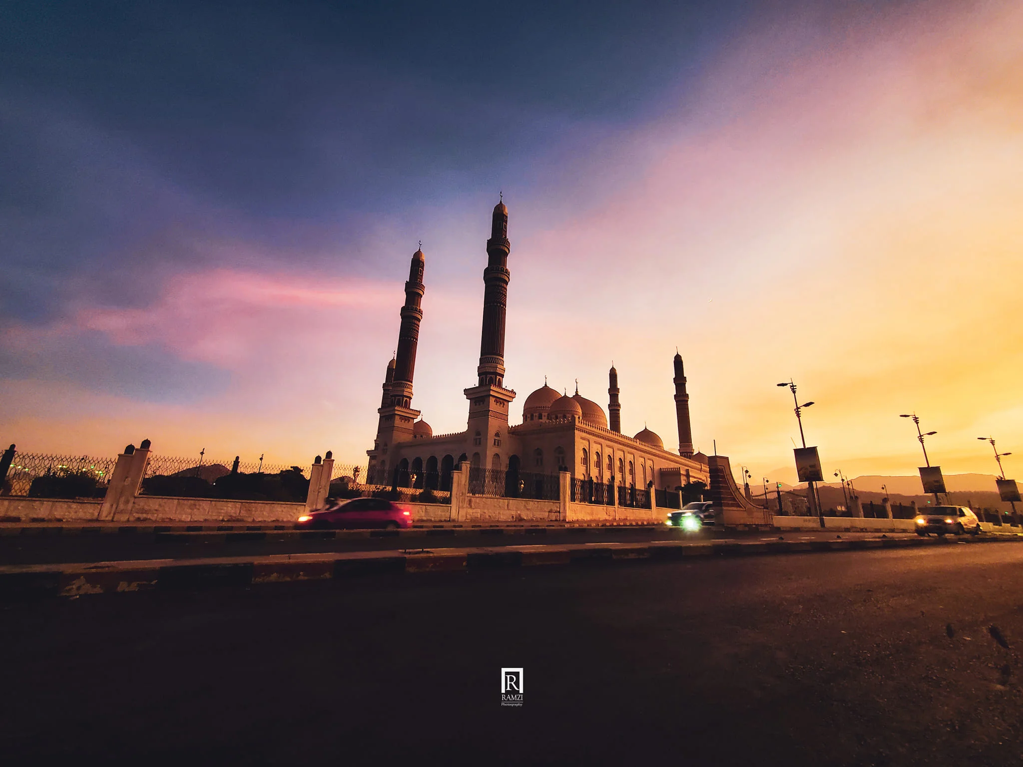 صنعاء وقت الغروب